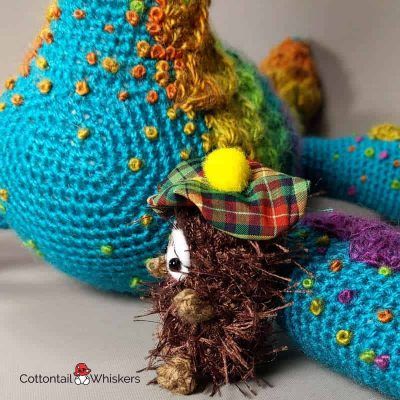 Neep amigurumi haggis crochet pattern by cottontail and whiskers