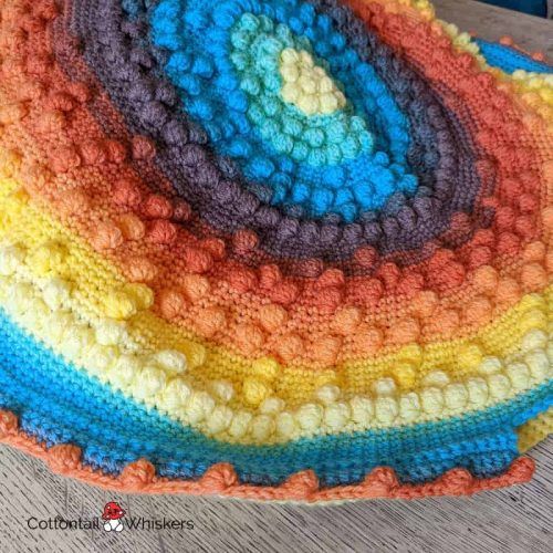 Oversized shopping beach bag crochet pattern by cottontail and whiskers