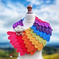 Rainy Days Shawl Crochet Pattern by Cottontail and Whiskers
