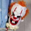 Scary amigurumi clown tie backs crochet pattern by cottontail and whiskers