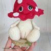 Stanley the icon amigurumi mushroom crochet pattern by cottontail and whiskers