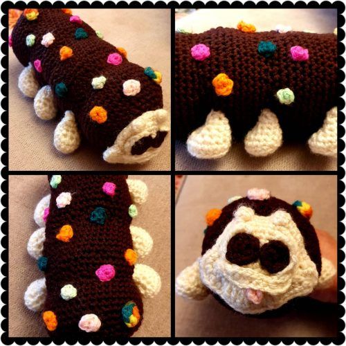 Amigurumi Caterpillar Cake Crochet Pattern Review by Rhona Day for Cottontail and Whiskers