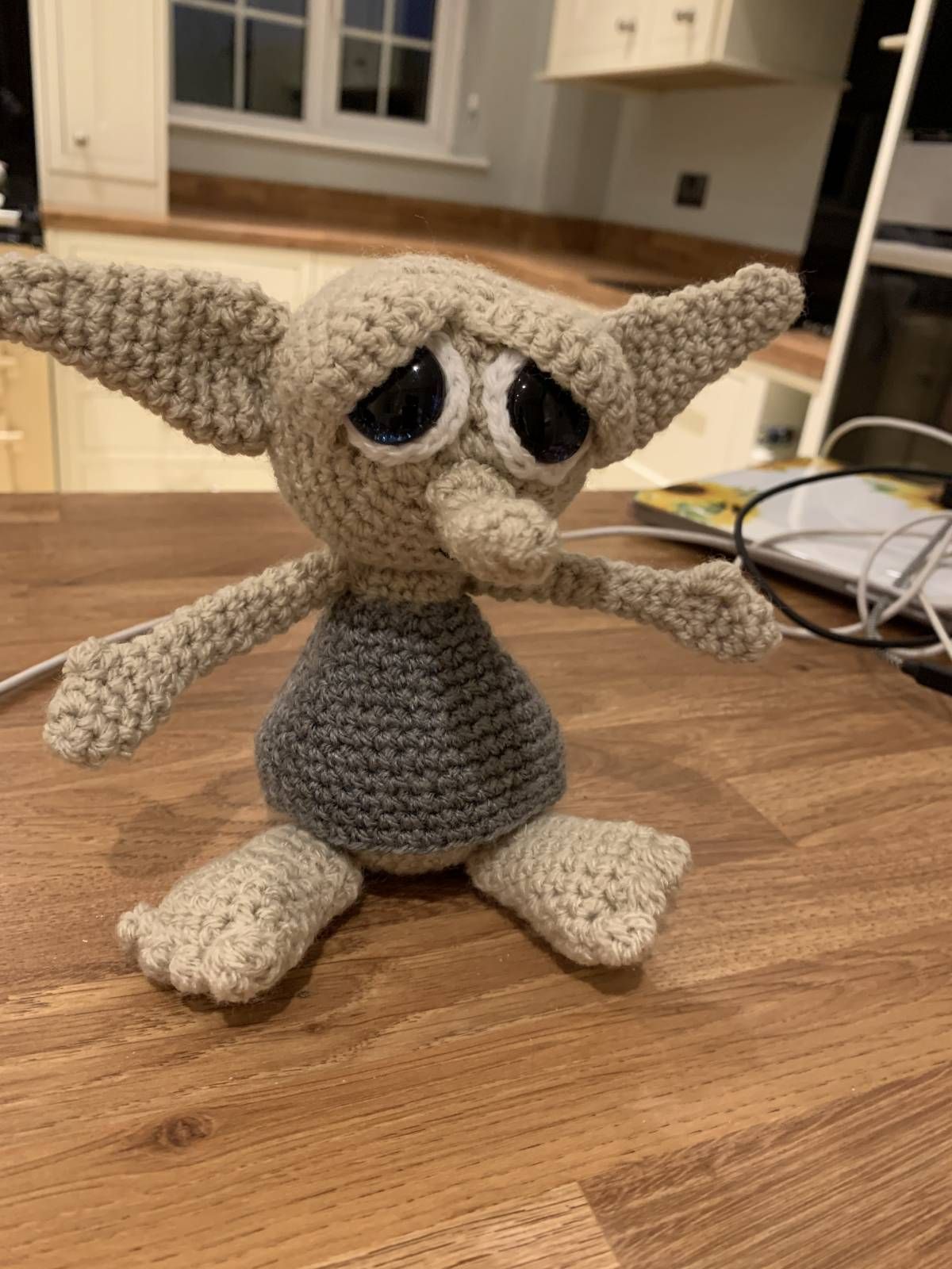 Amigurumi Crochet Dobby Pattern Review by Zoe Owen for Cottontail and Whiskers