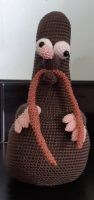 Amigurumi Crochet Mole Pattern Photo Review by Sharon Petley for Cottontail and Whiskers