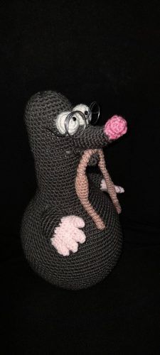 Amigurumi Crochet Mole Pattern Review by Amanda Price for Cottontail and Whiskers