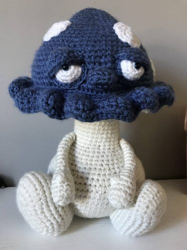 Amigurumi Crochet Mushroom Pattern Review by Deanne for Cottontail and Whiskers