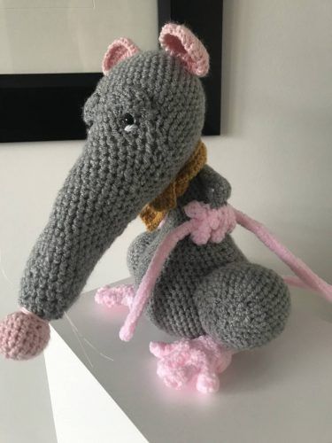 Amigurumi Crochet Rat Pattern Review by Lorraine Wincup for Cottontail and Whiskers