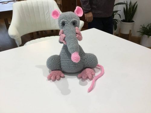 Amigurumi Crochet Rat Pattern Review by MARY MARSHALL for Cottontail and Whiskers