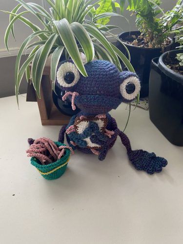 Amigurumi Crochet Yoga Frog Review by Teri Giri for Cottontail & Whiskers
