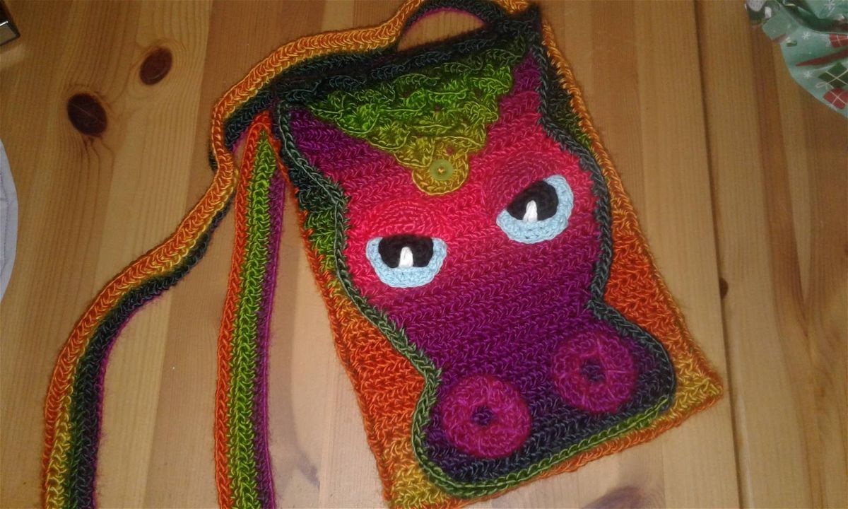 Amigurumi Dragon Bag Crochet Pattern Review by Fiona for Cottontail and Whiskers