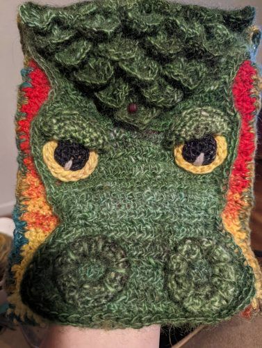 Amigurumi Dragon Crochet Bag Pattern Review by Bee Portillo Soria for Cottontail and Whiskers