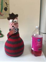 Amigurumi Freddy Krueger Crochet Pattern Review by Kelly Ferris for Cottontail & Whiskers