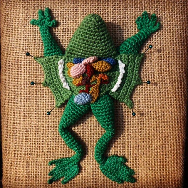 Amigurumi Frog Crochet Dissection Pattern Review by Magali Bas for Cottontail Whiskers