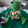 Amigurumi Frog Crochet Pattern Review by Susan Bradford for Cottontail & Whiskers