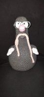 Amigurumi Mole Crochet Pattern Review by Amanda Price for Cottontail and Whiskers