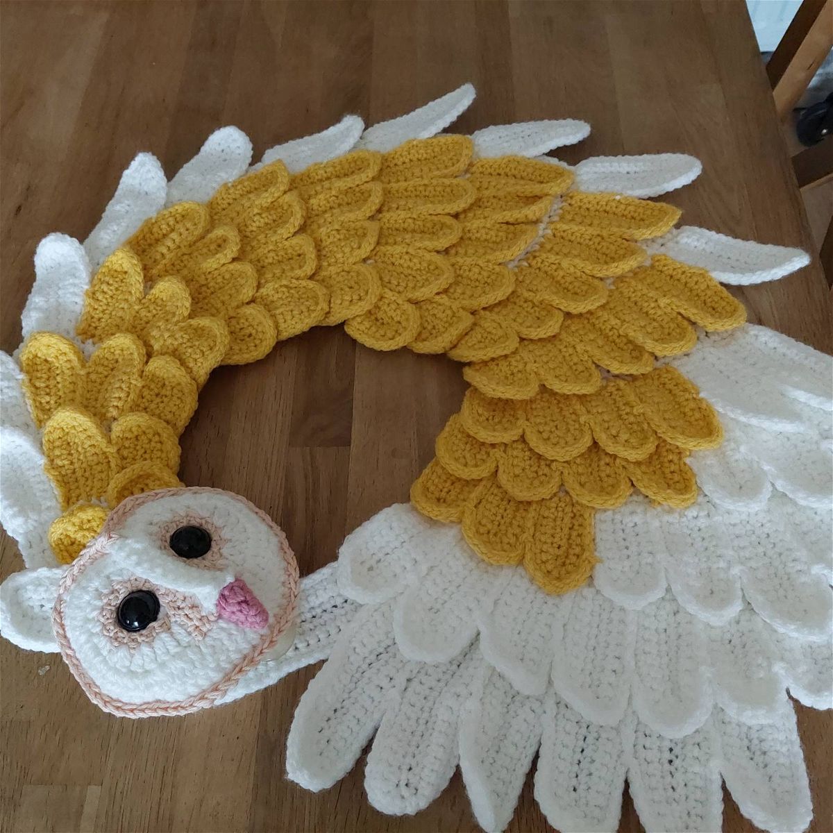 Amigurumi Owl Crochet Shawl Pattern Review by Lorraine Haden for Cottontail and Whiskers