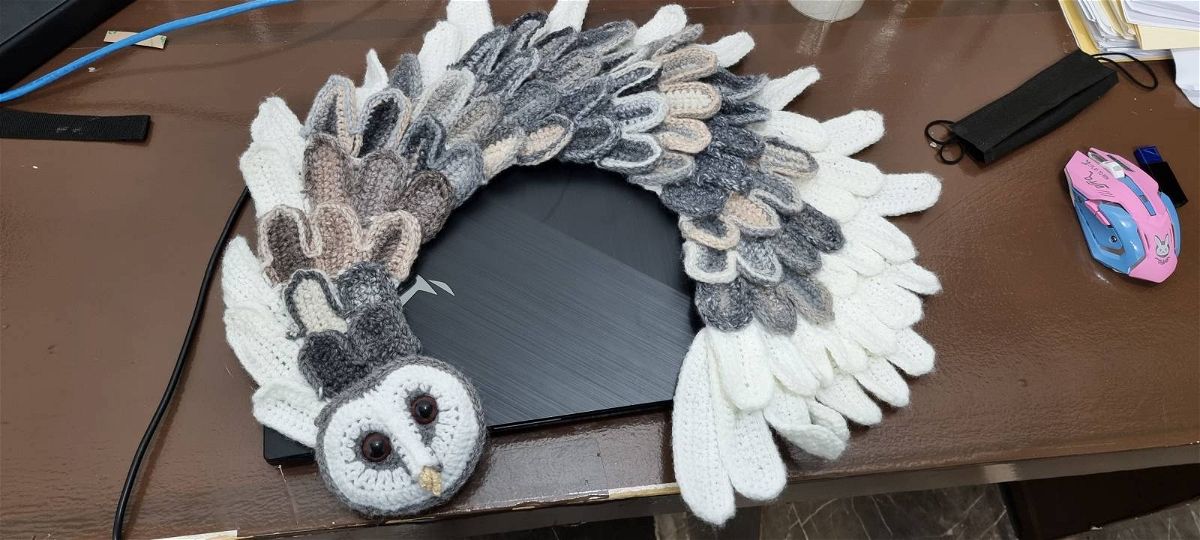 Amigurumi Owl Scarf Crochet Pattern Review by Karla llanes for Cottontail and Whiskers