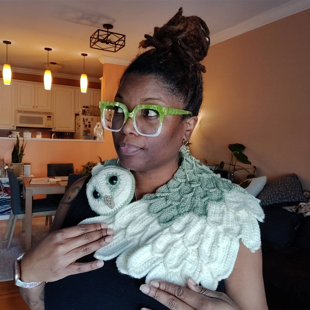 Amigurumi Owl Scarf Crochet Pattern Review by Marie for Cottontail and Whiskers