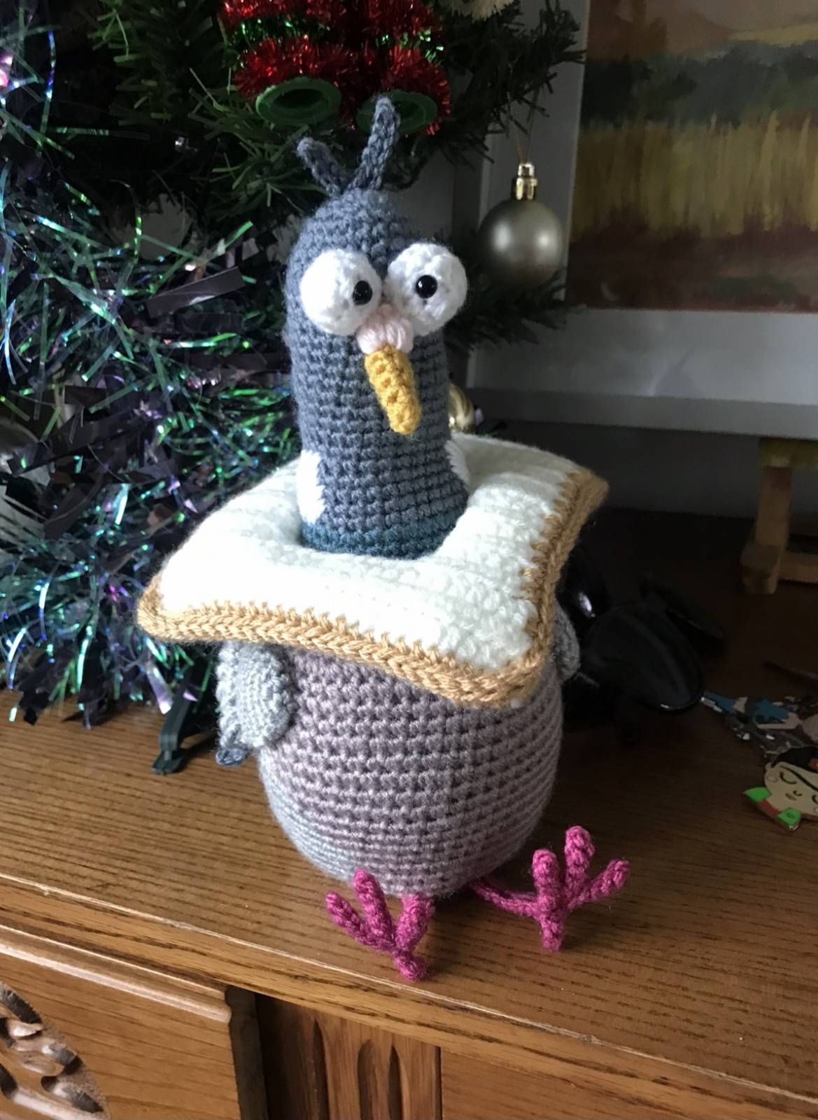 Amigurumi Pigeon Crochet Pattern Review by Maria Strappini for Cottontail and Whiskers