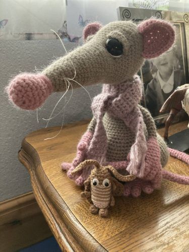 Atticus Rat And Splat Crochet Pattern Review for Cottontail and Whiskers by Teresa Barnett