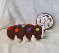 Caterpillar Cake Amigurumi Crochet Pattern Crafter Review by Sallyanne Redden for Cottontail & Whiskers