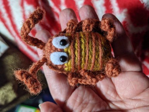 Cockroach Crochet Pattern Review for Cottontail and Whiskers by Jeannie Longfellow