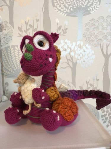 Cottontail & Whiskers Crochet Pattern Review Dougal the Dragon and Floof by Lindsay Thomson