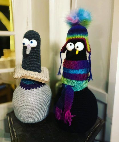 Crochet Amigurumi Bird Doorstop Pattern Review by Kate Jacques for Cottontail and Whiskers