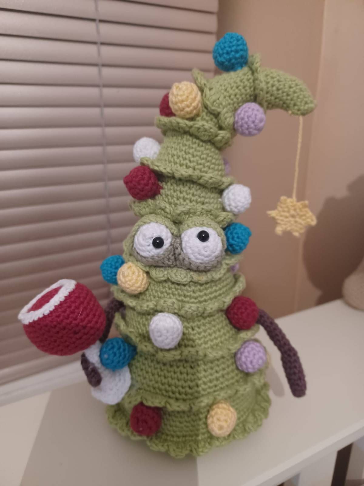 Crochet Amigurumi Christmas Tree Pattern Review by Katherine Mills for Cottontail and Whiskers