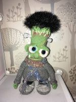 Crochet Amigurumi Frankenstein Review for Cottontail and Whiskers by Lindsay Thomson