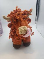Crochet Amigurumi Highland Cow Pattern Review by Wendy Pappas for Cottontail Whiskers