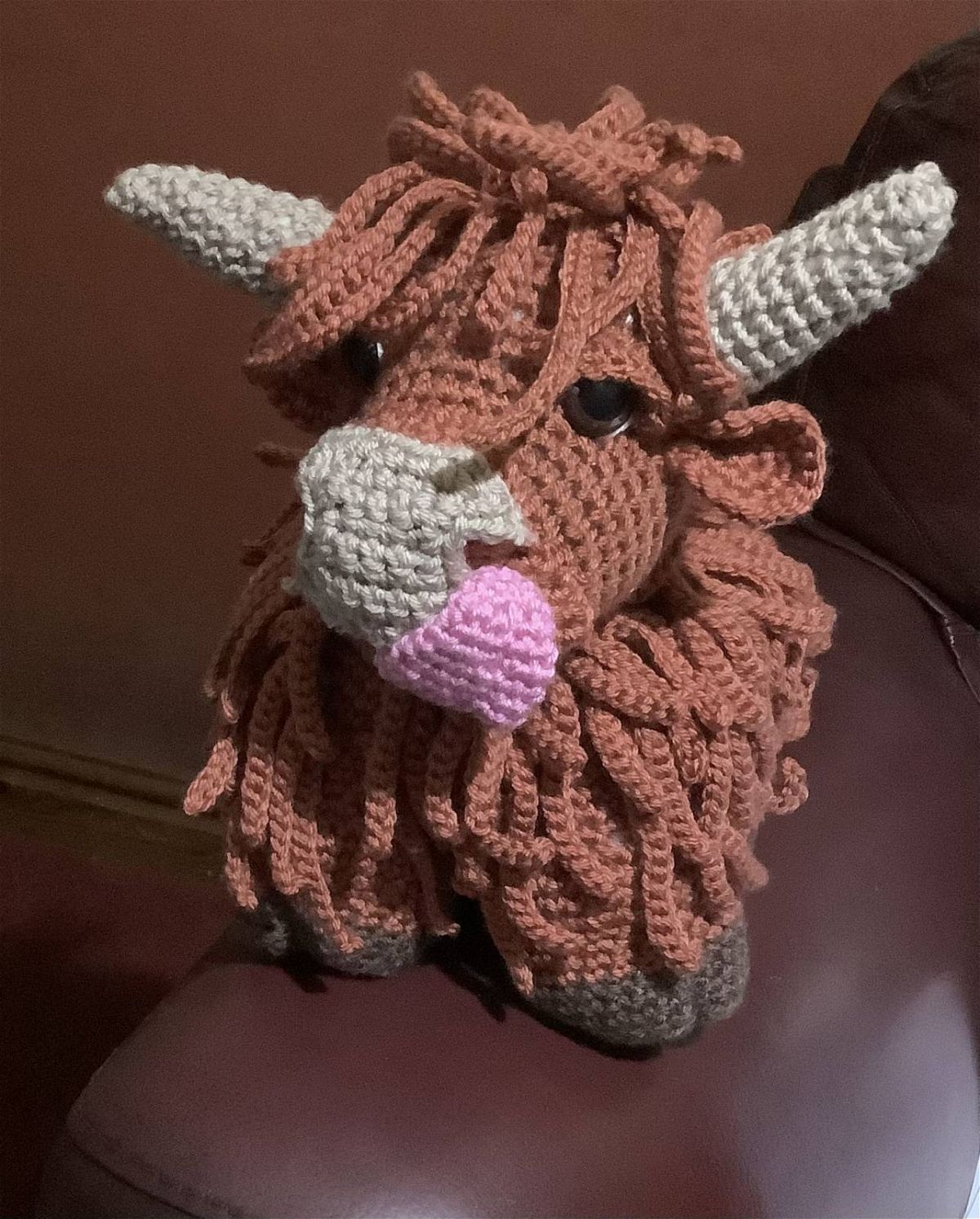 Crochet Amigurumi Highland Cow Pattern Review by aclowes1 for Cottontail and Whiskers