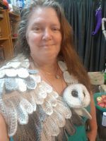 Crochet Amigurumi Owl Scarf Pattern Review by Linda Armstrong for Cottontail Whiskers