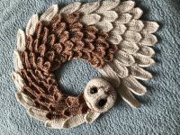 Crochet Amigurumi Owl Shawl Pattern Review by Christine Story for Cottontail and Whiskers