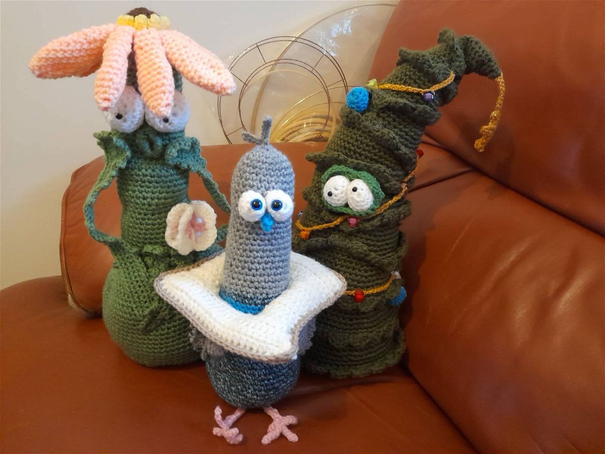 Crochet Amigurumi Pigeon Pattern Review by Christine Molnar for Cottontail & Whiskers