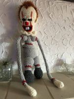 Crochet Amigurumi Scary Clown Pattern Review by Lesley Ainsley for Cottontail and Whiskers