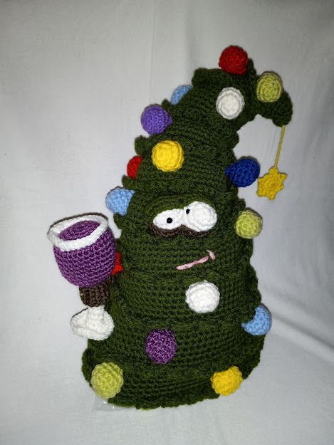 Crochet Christmas Tree Amigurumi Pattern Review by Stacey Haggerty for Cottontail and Whiskers