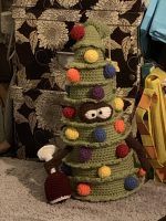Crochet Christmas Tree Amigurumi Pattern Review by Vicki Hope for Cottontail & Whiskers