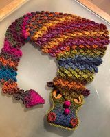 Crochet Dragon Shawl Amigurumi Pattern Review by Cath’s Eyecatchers for Cottontail and Whiskers
