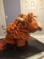 Crochet Highland Coo Amigurumi Pattern Review by Trish Rakic for Cottontail & Whiskers