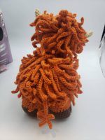 Crochet Highland Cow Amigurumi Pattern Review by Wendy Pappas for Cottontail Whiskers