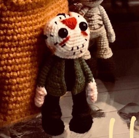 Crochet Horror Amigurumi Jason Pattern Review by Deanna Piney for Cottontail & Whiskers