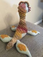 Crochet Nessie Loch Ness Monster Pattern Review for Cottontail and Whiskers by Kim Cartwright