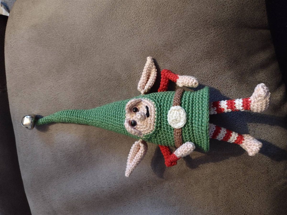 Christmas elf doll photo review