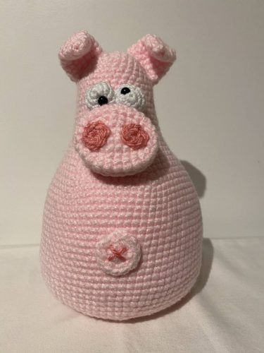 Crochet Pig Pattern Photo Review for Cottontail and Whiskers by Carol Flatman