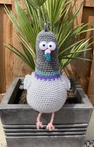 Crochet Pigeon Amigurumi Pattern Review by Katie for Cottontail Whiskers