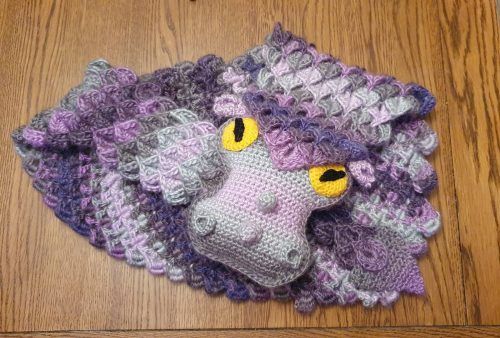 Dragon Scarf Amigurumi Crochet Pattern Review by julie35uk for Cottontail and Whiskers