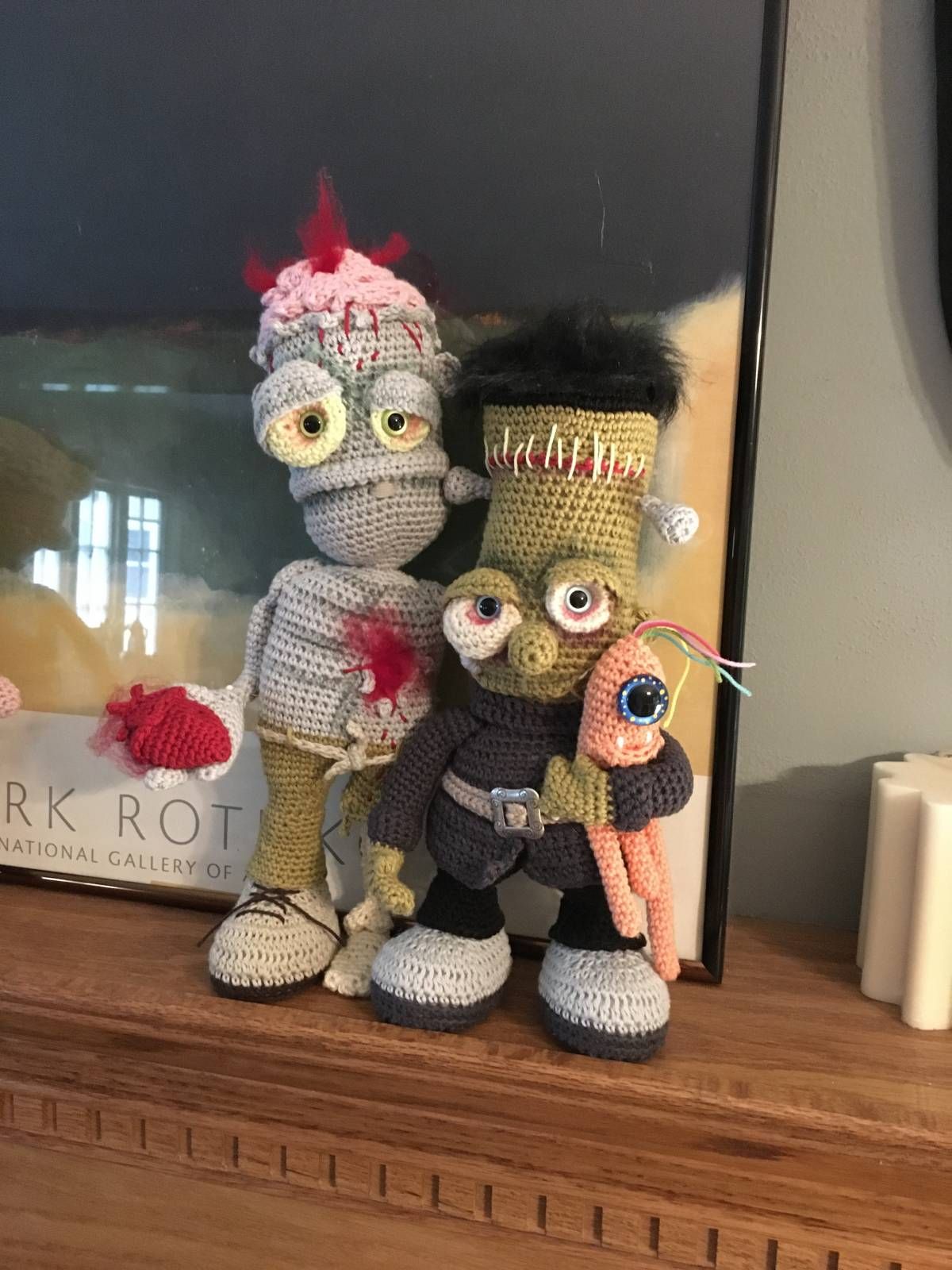 Frankenstein and Zombie Crochet Pattern Review by Kate Erbach for Cottontail and Whiskers
