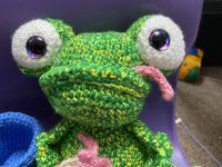 Frog Amigurumi Crochet Pattern Review by Joanne Zahler for Cottontail and Whiskers