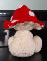 Magic Mushroom Amigurumi Crochet Pattern Photo Review by Sharon Petley for Cottontail and Whiskers